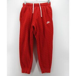 Nike Pants Small Sportswear Club Fleece Jogger Sweatpants Monogram Logo